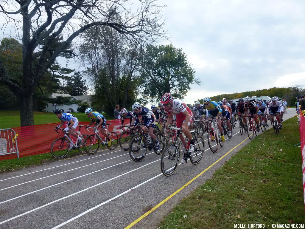 Wells went hard at the start. © Cyclocross Magazine