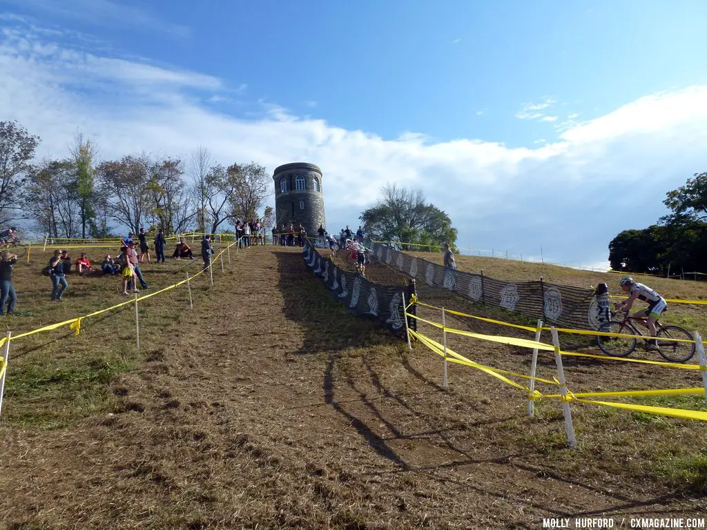 Some ran, some rode the hill. © Cyclocross Magazine