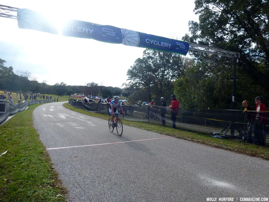 Batty in fourth. © Cyclocross Magazine