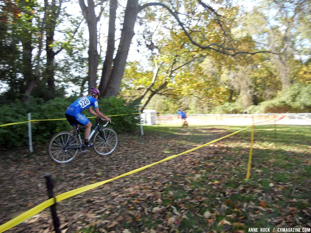 Bahnson, one of the organizers, rides away. © Anne Rock