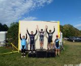 The day 2 podium, again topped by Van Gilder.