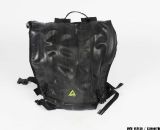 The Ruckus backpack's inner tube and recycled PETE construction make it "green," as does its durability. ©Cyclocross Magazine The Ruckus backpack's inner tube and recycled PETE construction make it "green," as does its durability. ©Cyclocross Magazine