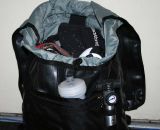 Use it as a gear bag and/or to tote your laptop and work clothes on your commute. ©Cyclocross Magazine Use it as a gear bag and/or to tote your laptop and work clothes on your commute. ©Cyclocross Magazine