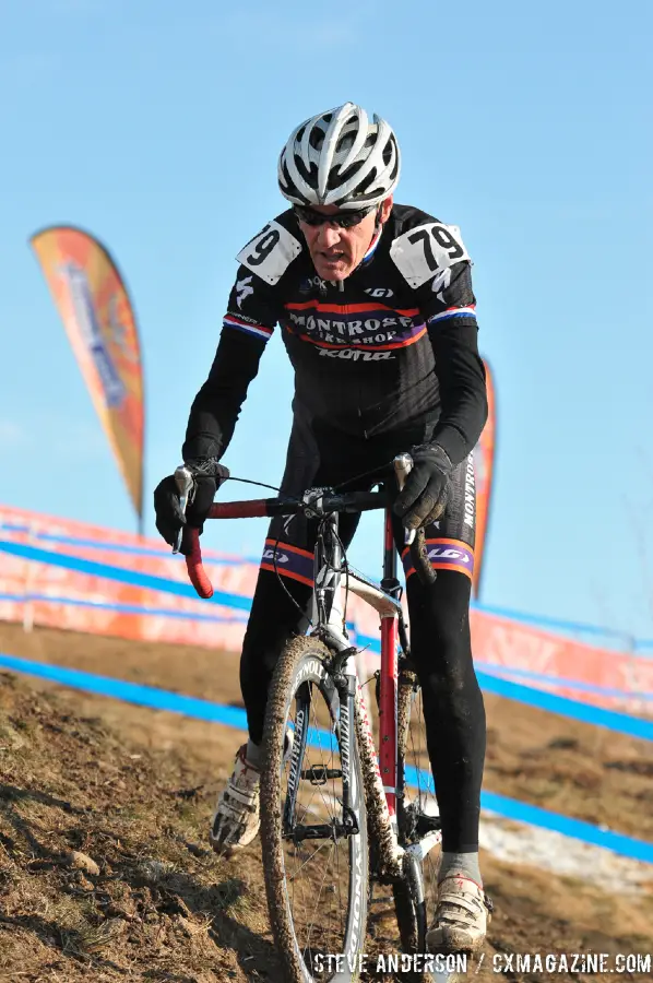 Llamas in the Men\'s 60-64, 65-69, 70+ Nationals races in Boulder, Colorado. © Steve Anderson