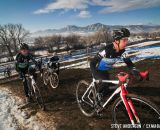 Gregg taking the lead in the Men's 60-64, 65-69, 70+ Nationals races in Boulder, Colorado. © Steve Anderson