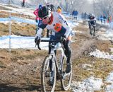 Jimmy Day's game face in the Men's 60-64, 65-69, 70+ Nationals races in Boulder, Colorado. © Steve Anderson