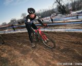 Gregg working around the course in the Men's 60-64, 65-69, 70+ Nationals races in Boulder, Colorado. © Steve Anderson