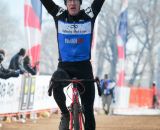 Gregg taking the win in the Men's 60-64, 65-69, 70+ Nationals races in Boulder, Colorado. © Steve Anderson