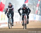 Sprinting into the finish in the Men's 60-64, 65-69, 70+ Nationals races in Boulder, Colorado. © Steve Anderson