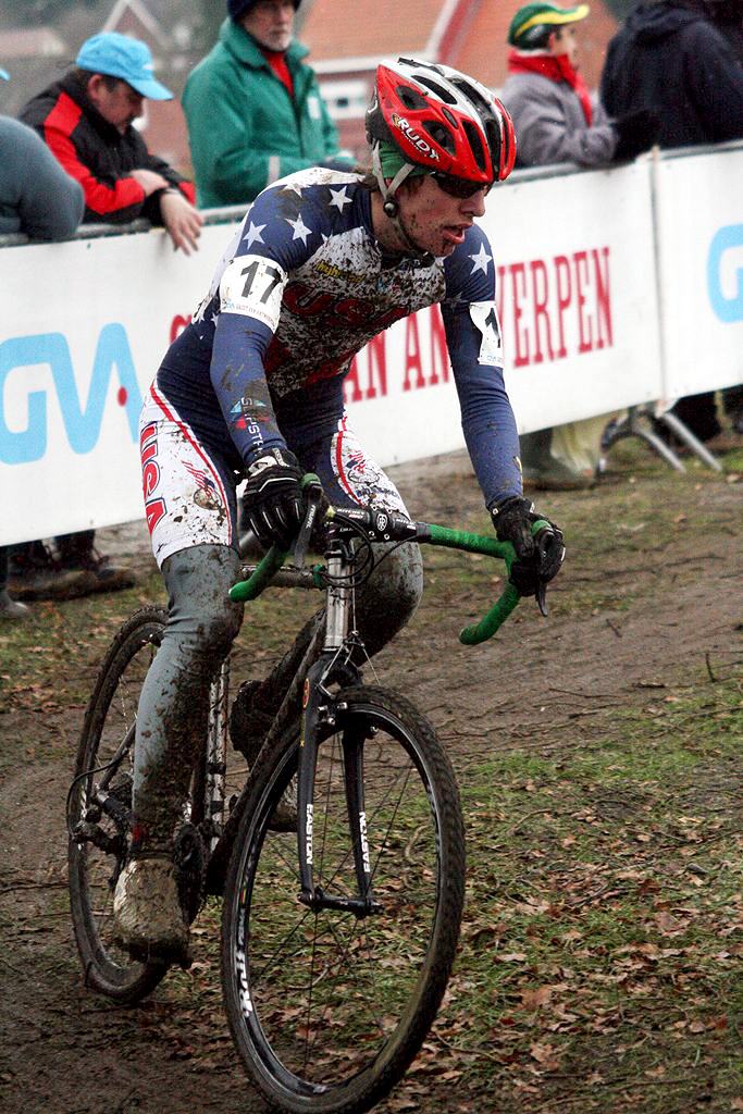 Trujillo in the top 10. GP Sven Nys 2009, Baal, GVA Trofee cyclocross series. © Bart Hazen