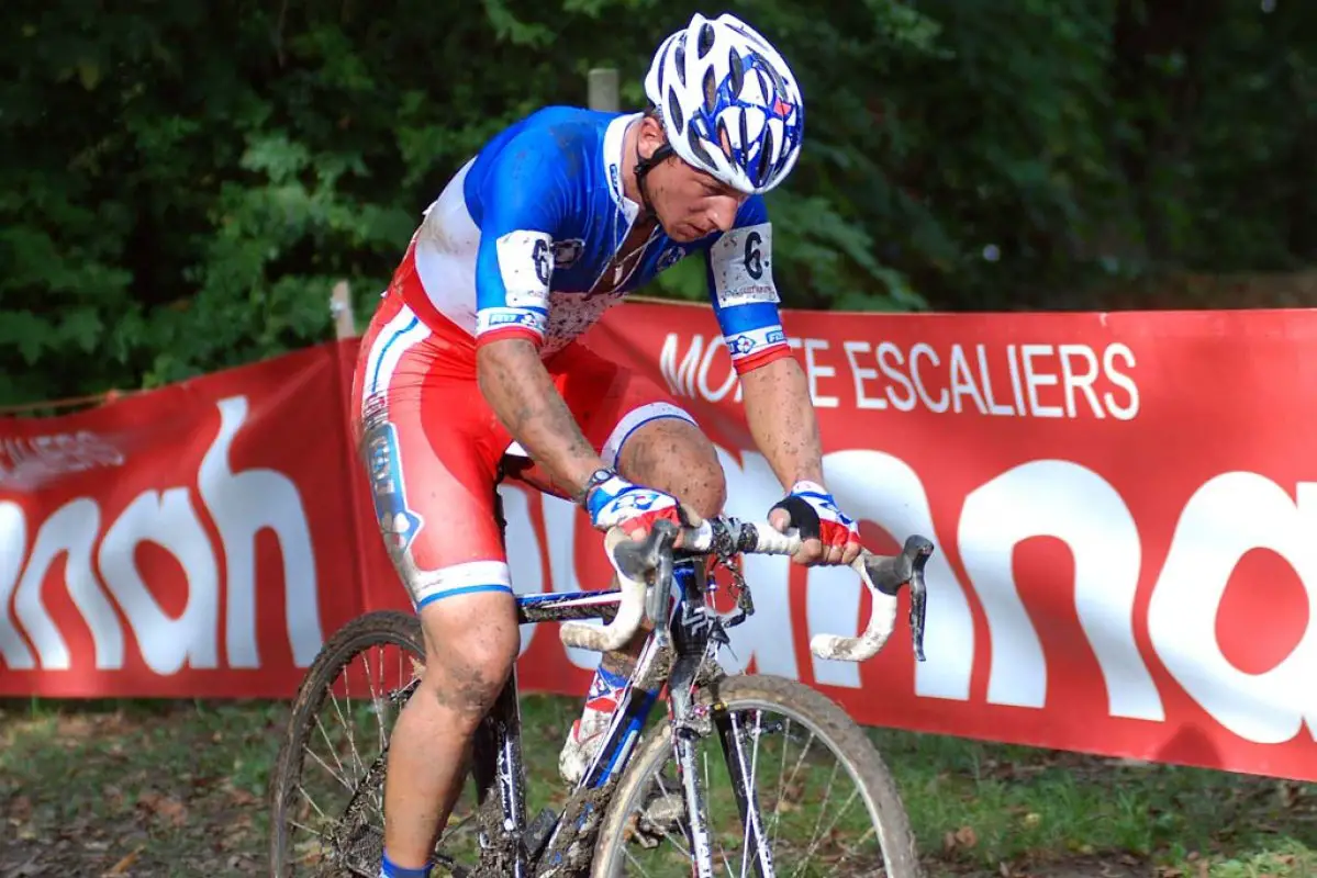 Franis Mourey suffering in Namur. © Bart Hazen