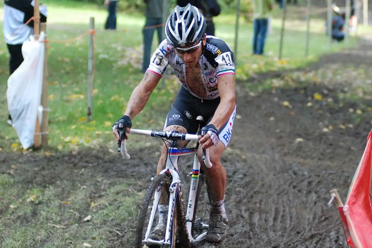 Enrico Franzoi on the course in Namur. © Bart Hazen