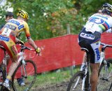 Stybar and Vantornout shared an early lead. © Bart Hazen