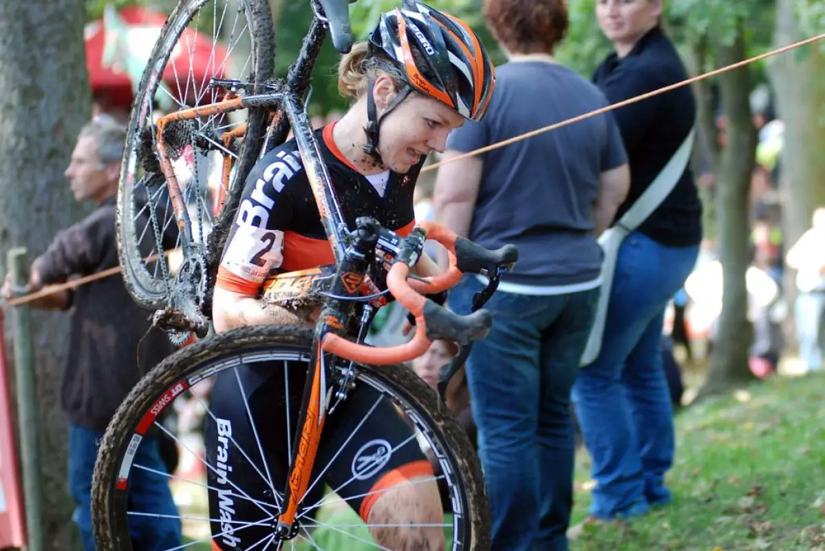 Sanne Van Paassen took her third win for the season in Namur. © Bart Hazen