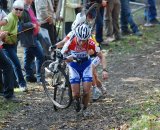 Daphne Van Den Brand lead the chase most of the day. © Bart Hazen