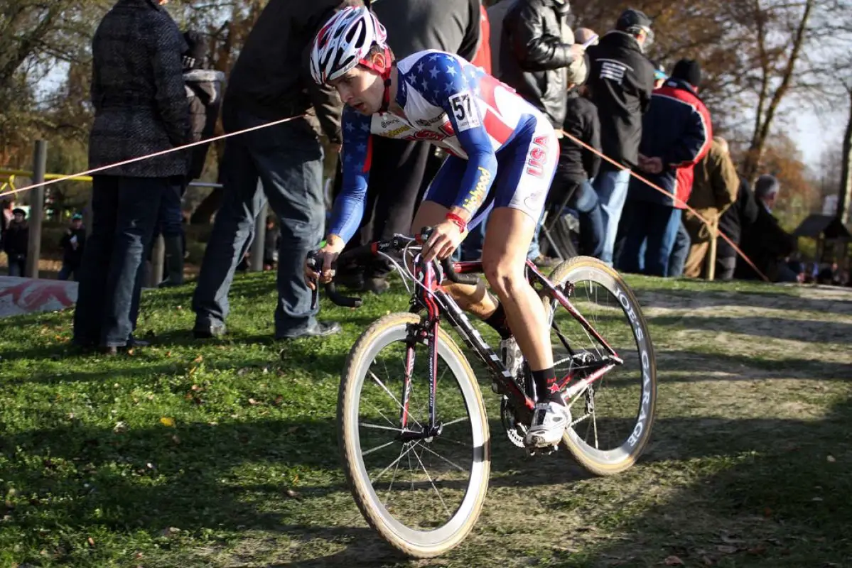 Jerome Townsend was one of several Americans racing in Hasselt. © Bart Hazen