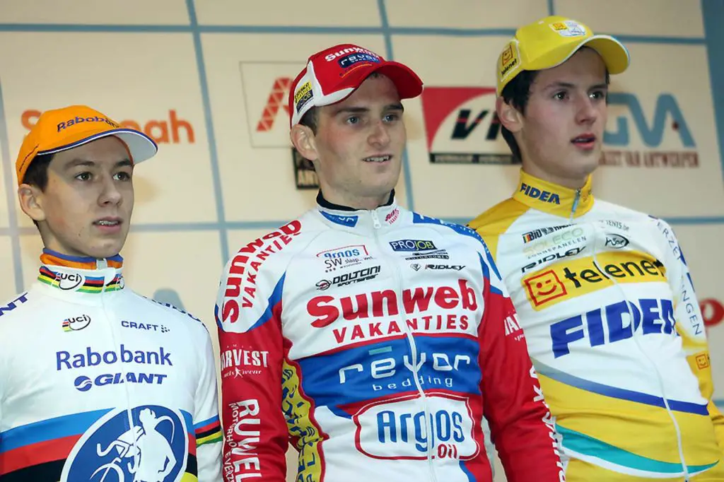 The U23 Podium in Lille ©Bart Hazen