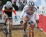 Vos applies the pressure in the sand ©Bart Hazen