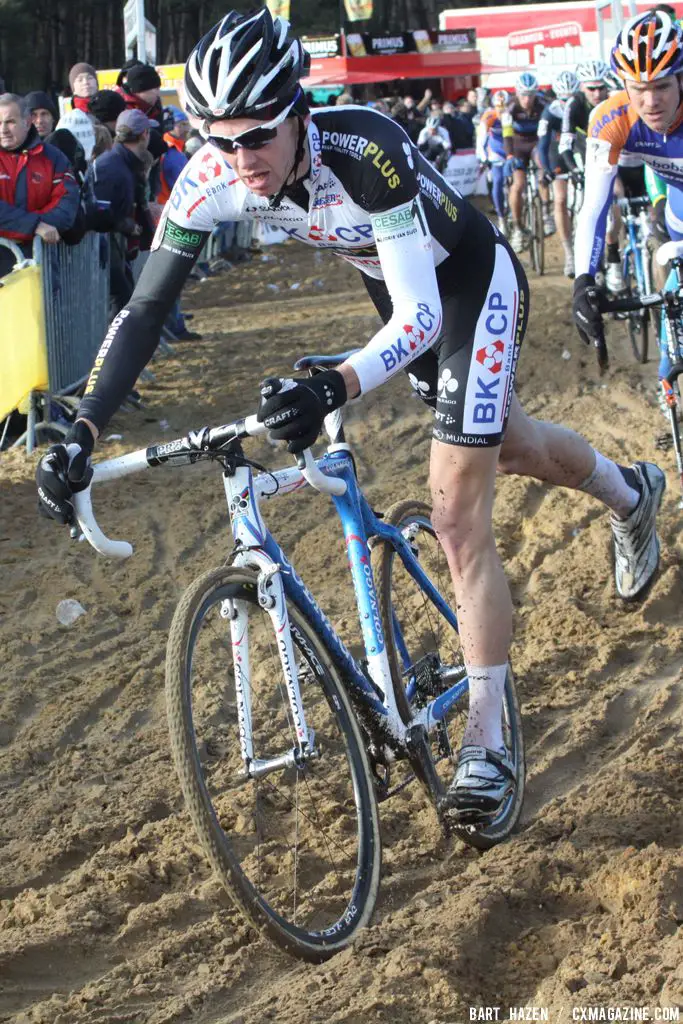 Diether Vanthourenhout in the final GVA Trofee race in Oostmalle. © Bart Hazen