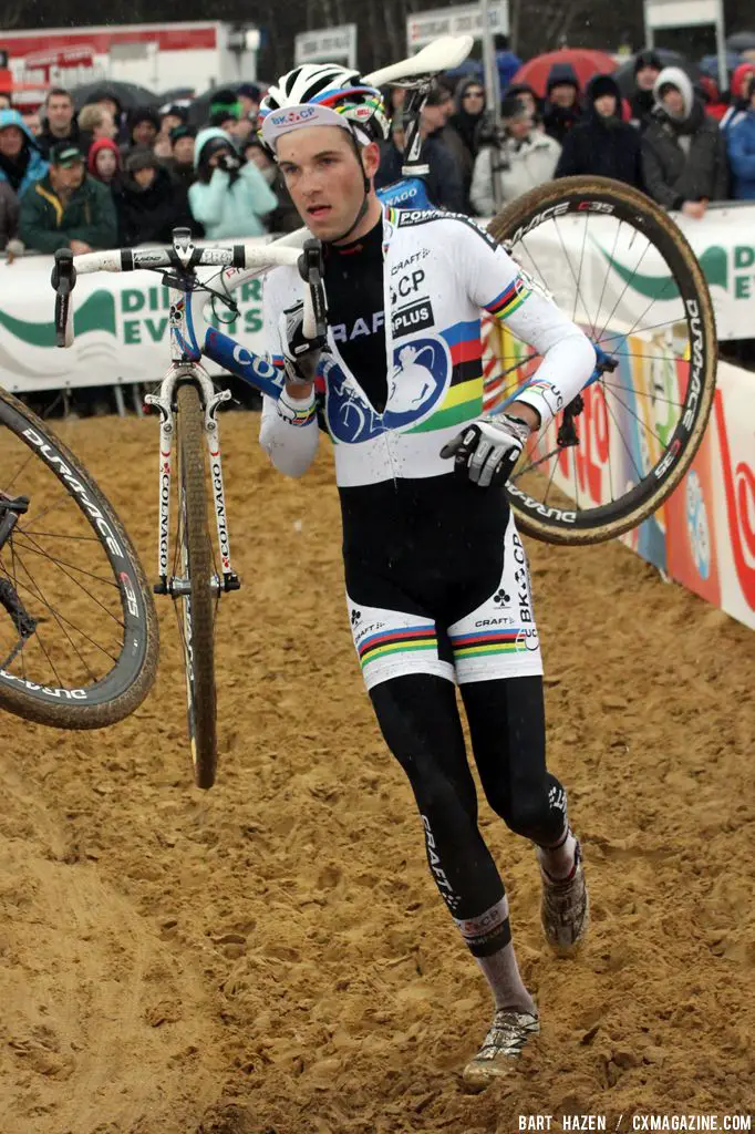 Niels Albert in the final GVA Trofee race in Oostmalle. © Bart Hazen