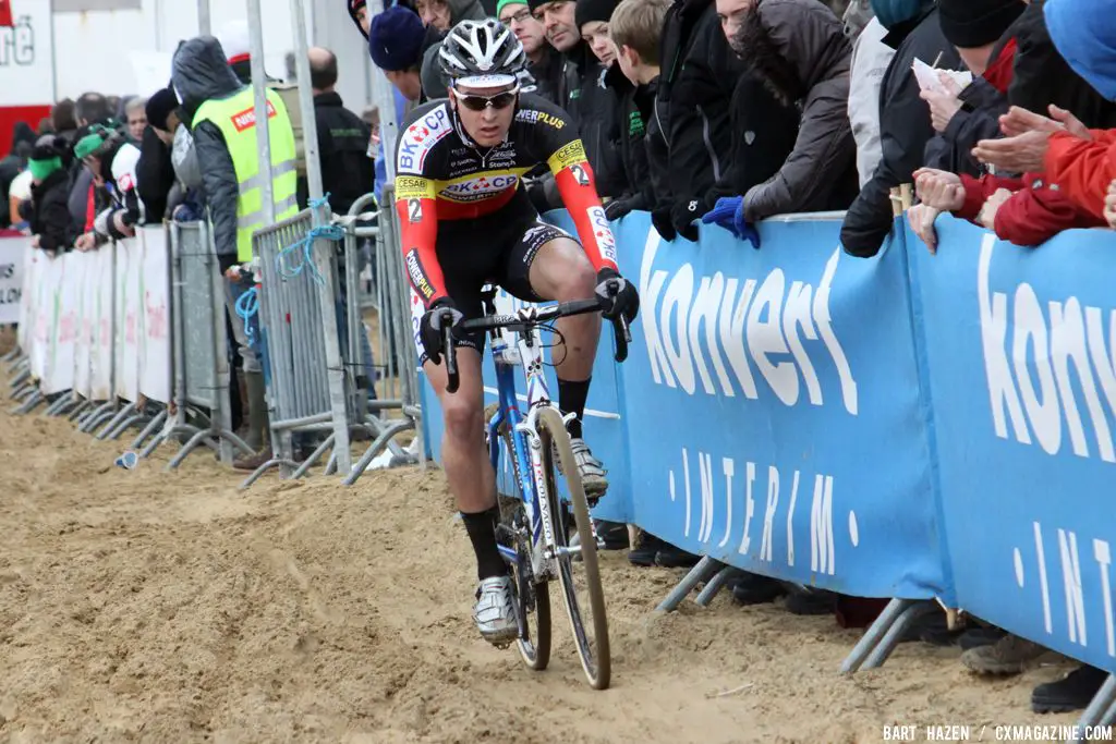 Wietse Bosmans in the final GVA Trofee race in Oostmalle. © Bart Hazen