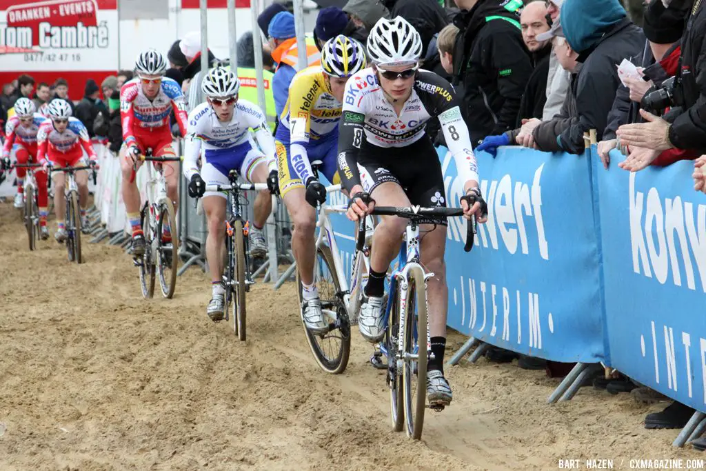 David van der Poel in the final GVA Trofee race in Oostmalle. © Bart Hazen