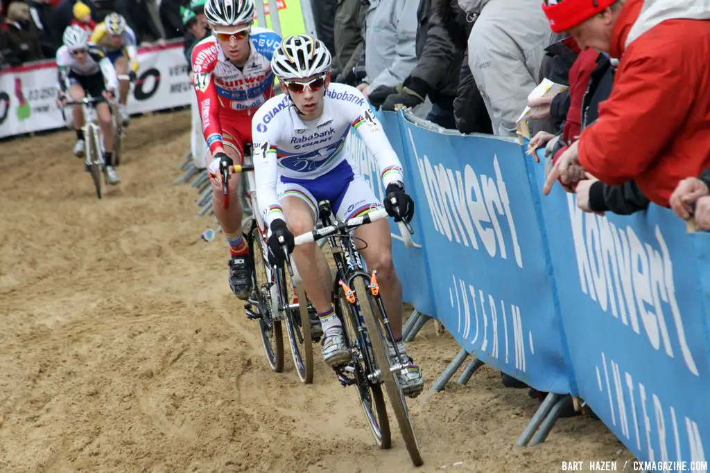 Lars van der Haar in the final GVA Trofee race in Oostmalle. © Bart Hazen