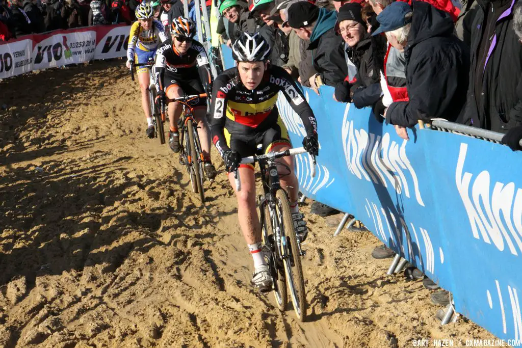 Sanne Cant in the final GVA Trofee race in Oostmalle. © Bart Hazen