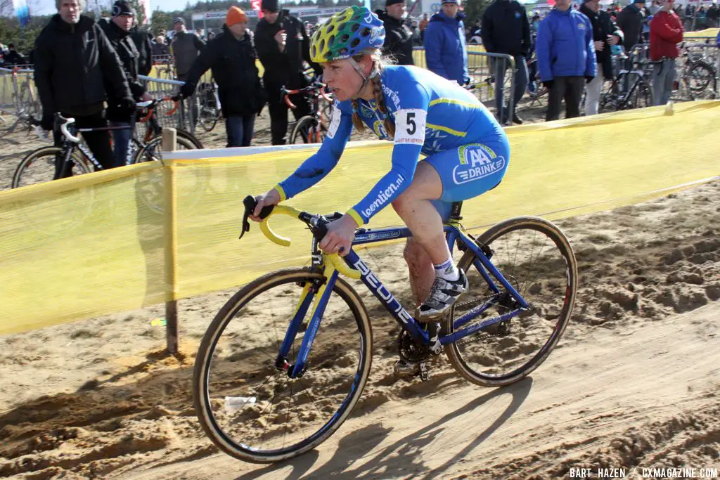 Daphny van den Brand in the final GVA Trofee race in Oostmalle. © Bart Hazen