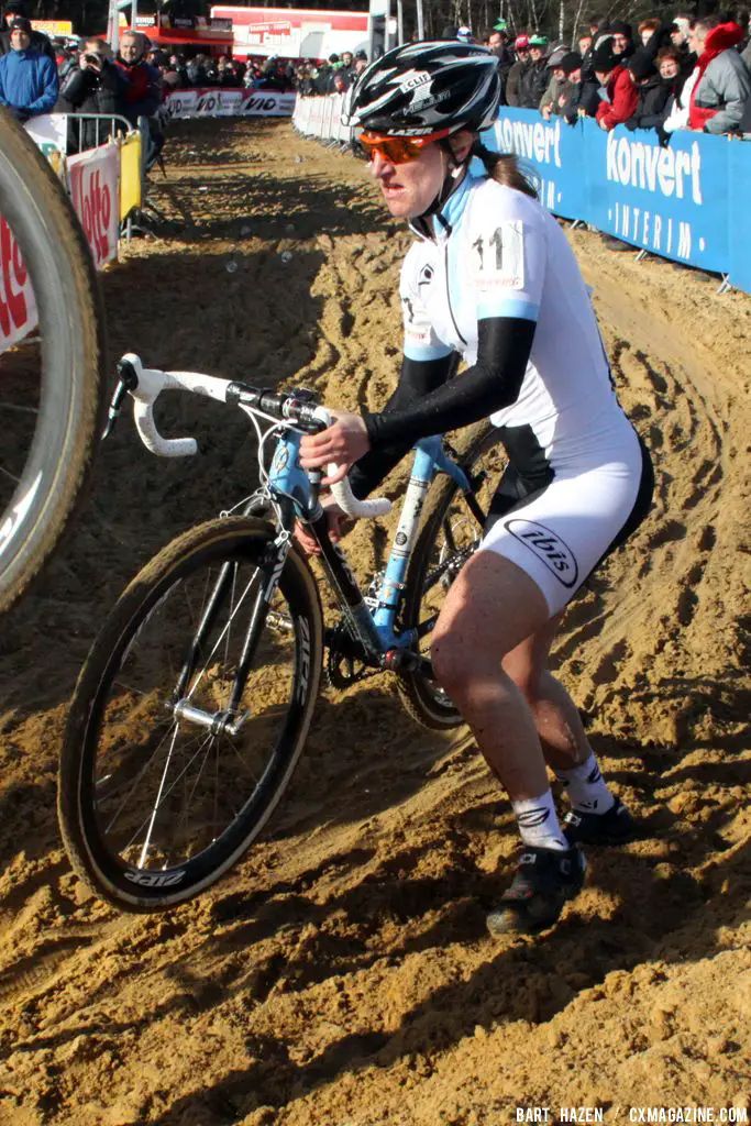 Amy Dombroski in the final GVA Trofee race in Oostmalle. © Bart Hazen