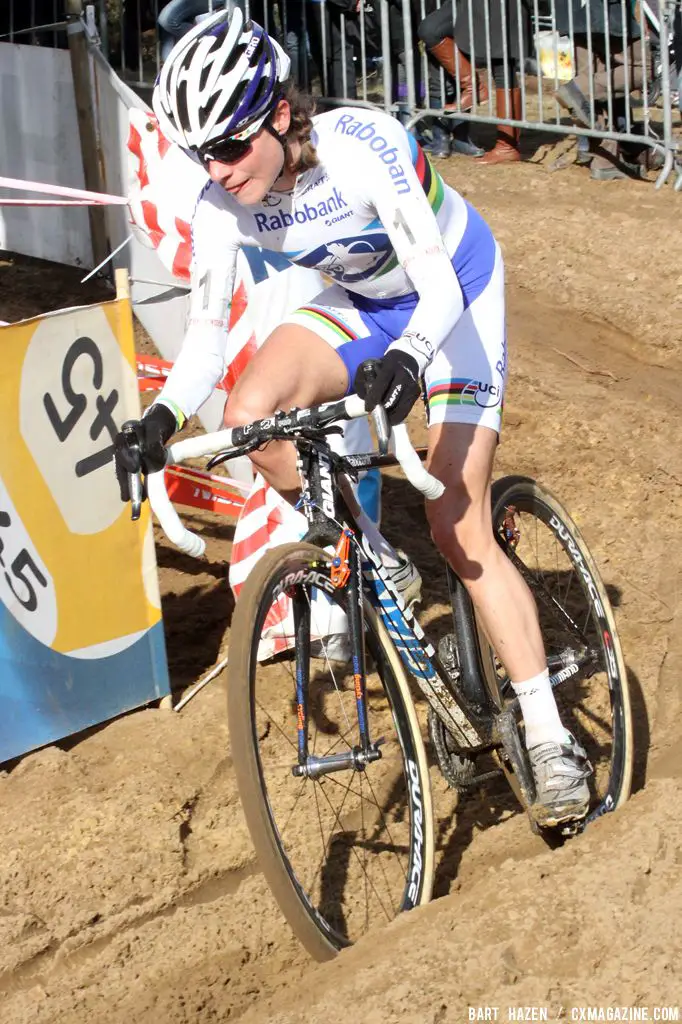 Marianne Vos in the final GVA Trofee race in Oostmalle. © Bart Hazen