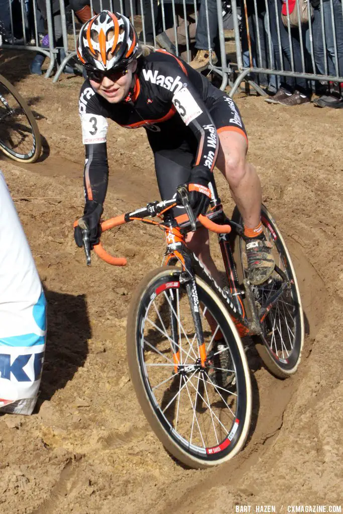 Sanne van Paassen in the final GVA Trofee race in Oostmalle. © Bart Hazen