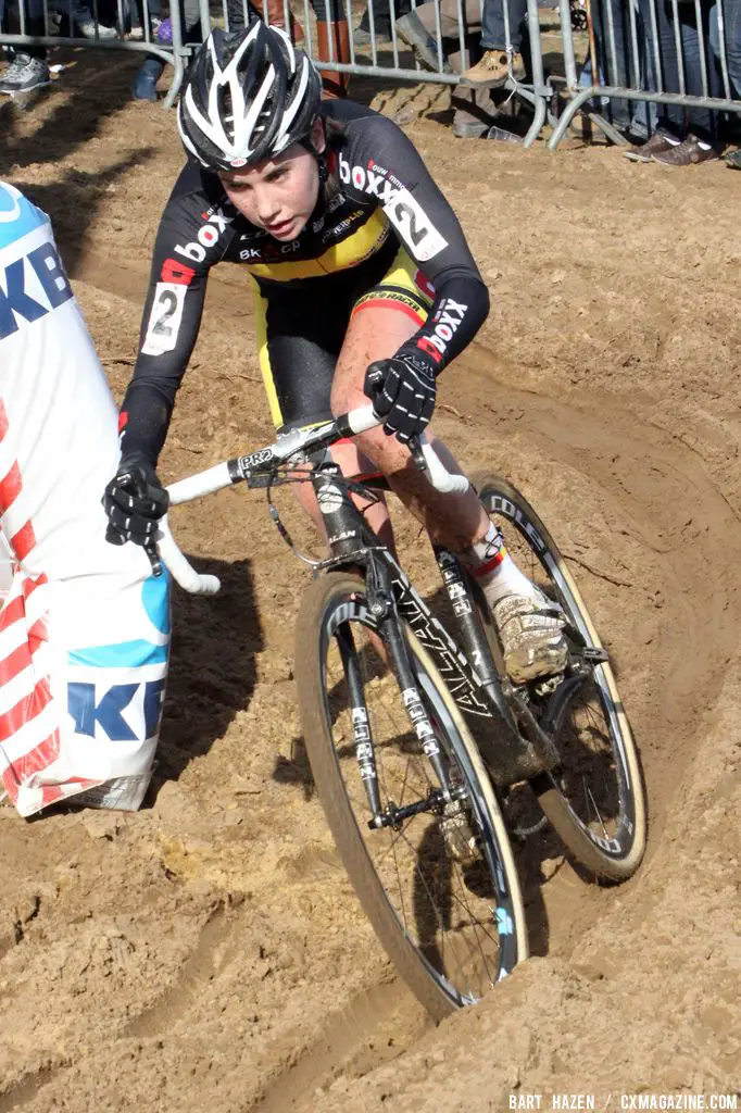 Sanne Cant in the final GVA Trofee race in Oostmalle. © Bart Hazen