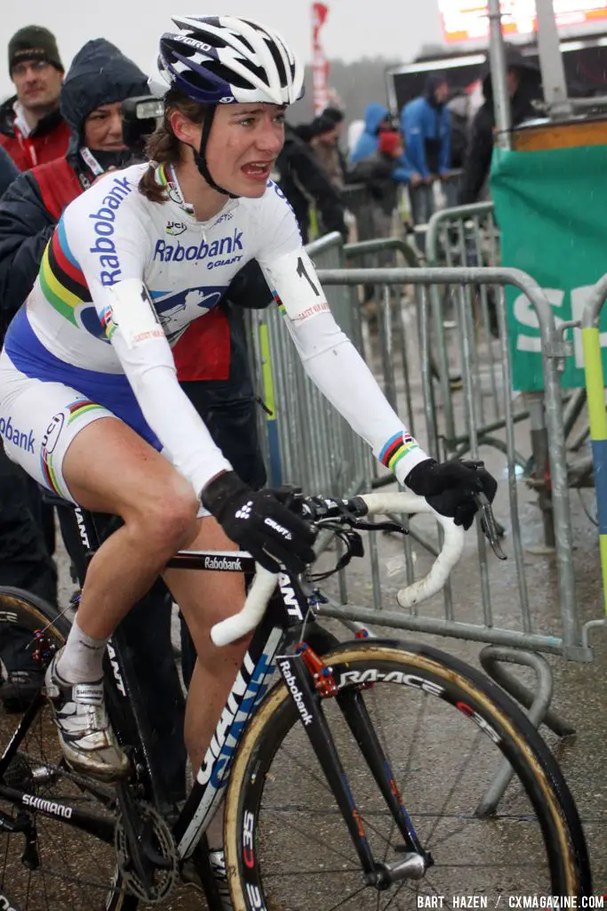 Marianne Vos in the final GVA Trofee race in Oostmalle. © Bart Hazen