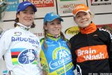 The podium in the final GVA Trofee race in Oostmalle. © Bart Hazen