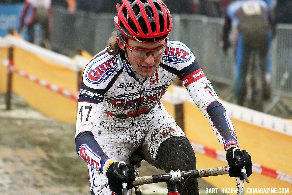 Cody Kaiser, the lone U23 American in the race