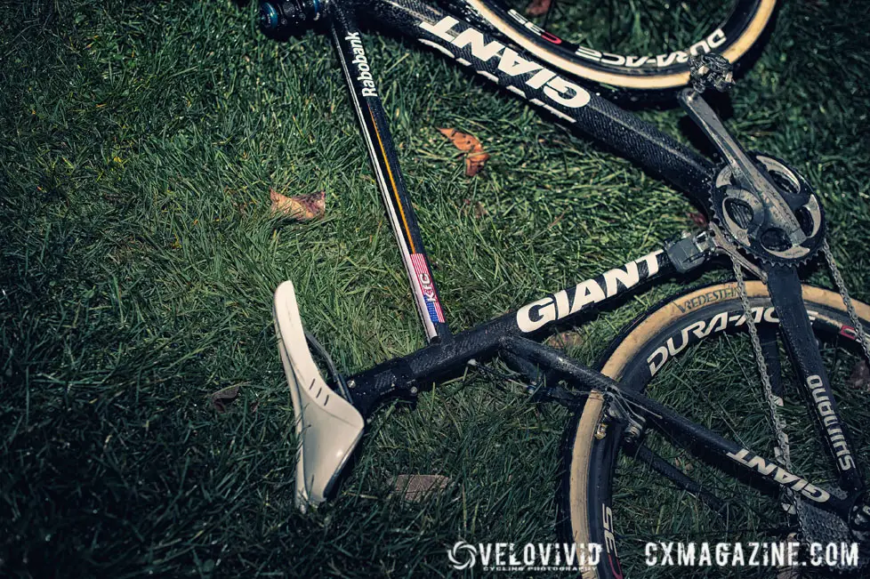 Compton\'s bike at the Harbin Park Cyclocross Clinic © VeloVivid