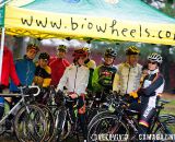 Riders stay dry at the Harbin Park Cyclocross Clinic © VeloVivid