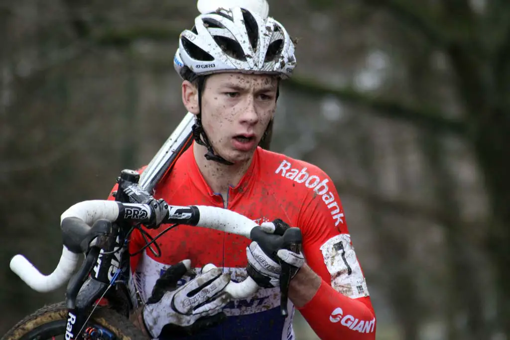 U23 World Champion Lars van der Haar had a solid ride with the pro\'s coming in ninth. © Bart Hazen