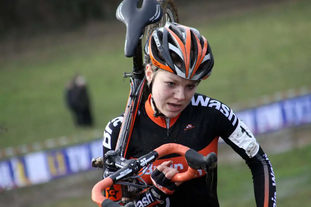 Sanne van Paassen, the overall World Cup winner, would finish second. © Bart Hazen