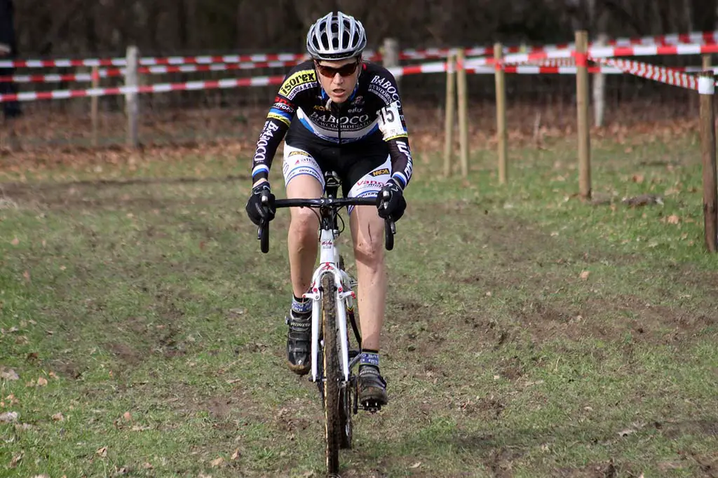 Christine Vardaros racing in Heerlen. © Bart Hazen