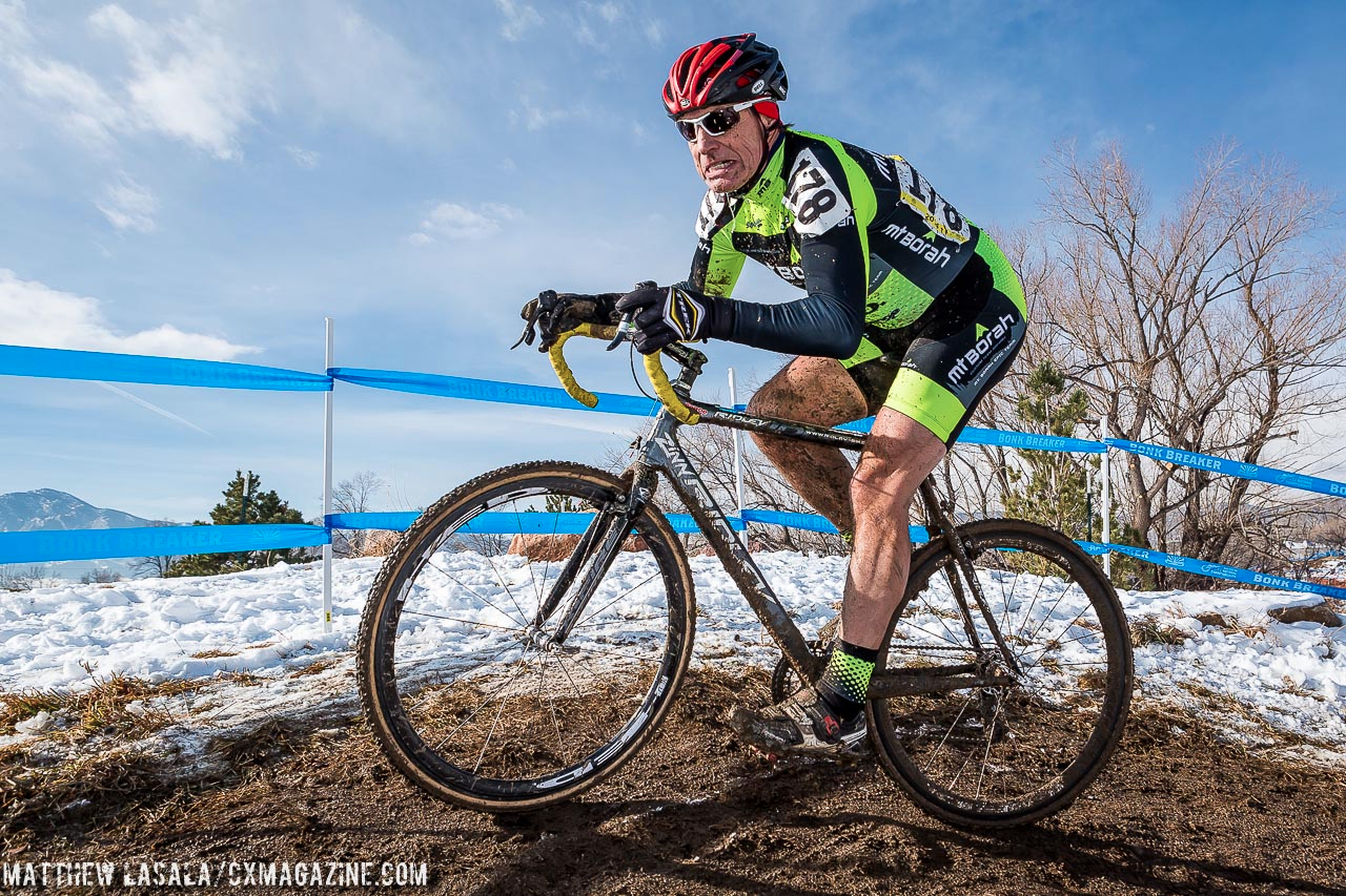 Dag Selander\'s series game face in Masters 55-59 at the 2014 National Championships. © Matt Lasala