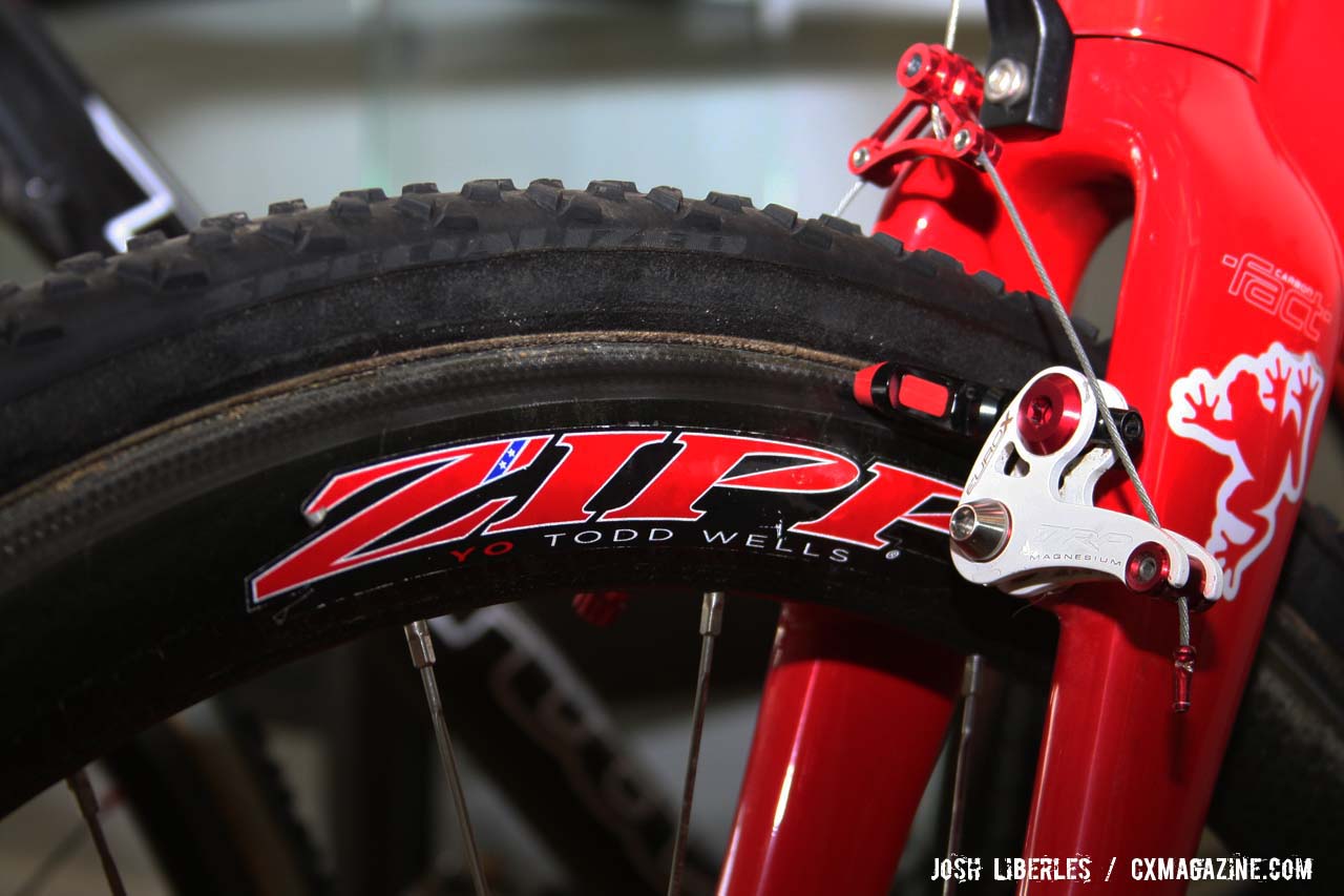 When you\'re a multi-time national champ, Zipp supplies custom decals ©Josh Liberles