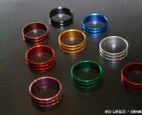 P.O.P 10mm spacers bring an integrated look in a variety of colors at just 3.1 grams ©Josh Liberles