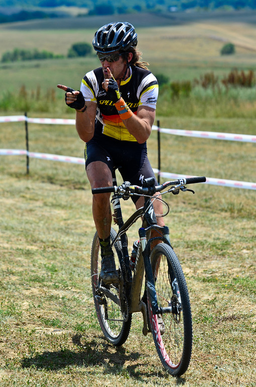 Prosser wins the 2012 Hilly Billy Roubaix © Fred Jordan