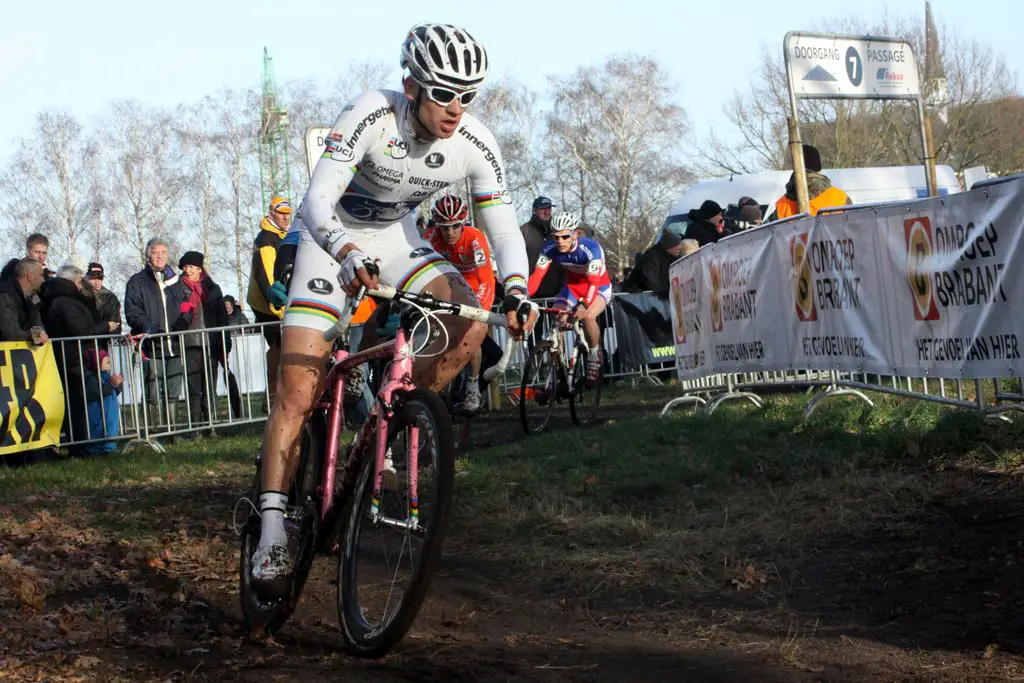 Zdenek Stybar finished second after an aggressive day of racing.©Bart Hazen 