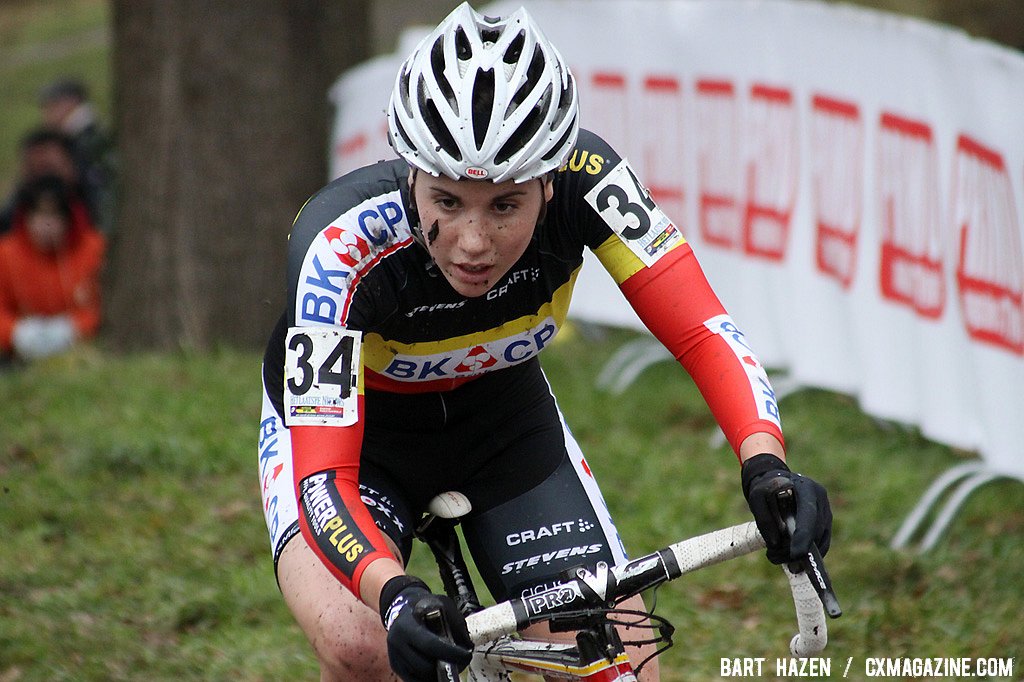 Belgian Champion Sanne Cant Hoogerheide Cyclocross Word Cup 2011