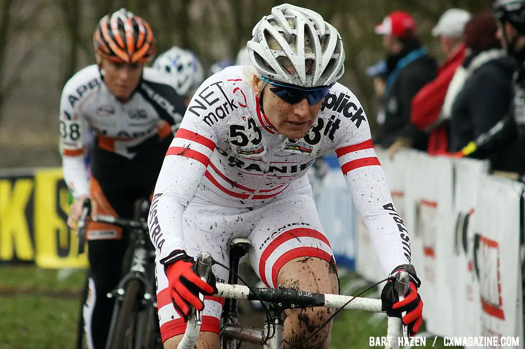 Austrian Champion Elke Riedl - Hoogerheide Cyclocross Word Cup 2011