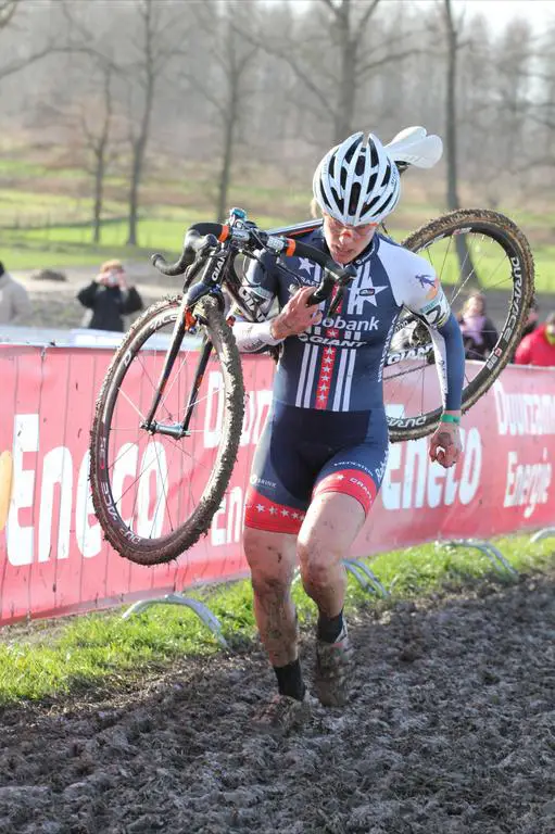 Katherine Compton (Rabobank - Giant Off-Road Team) was the first American finisher in 4th. ©Thomas van Bracht 