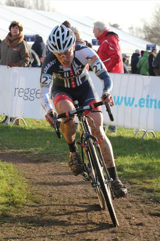 Katherine Compton (Giant Off-Road Team) was unable to fend off Nash for the final podium spot. ©Thomas van Bracht  